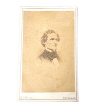 Antique 1860s Confederate President Jefferson Davis CDV DJ Ryan Savannah GA picture