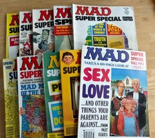 Mad Magazine Super Special Lot Of 10. See Pictures For Exact Issues picture