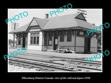 Tillsonburg Ontario Canada The Railroad Depot c1950 Old Large Historic Photo picture