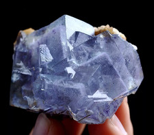 75g Natural Phantom Window Purple Fluorite Mineral Specimen/Yaogangxian China picture
