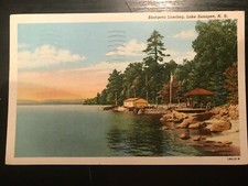 Vintage Postcard 1950 Blodgetts Landing Lake, Sunapee, New Hampshire picture