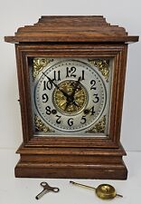 Ansonia Cabinet Clock No 56 circa 1914 w Pendulum & Key picture