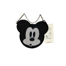 Harveys Seatbelt Disney Spooky Mickey Mouse Double Sided Coin Purse NEW picture