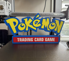 Pokemon Trading Card Game Logo Wall Art  |  Desk Shelf Art - Sign Display picture