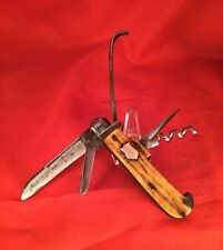 Vintage Standard Cutlery co Equestrian pocket knife late 1800s rare old antique. picture