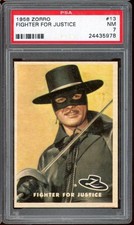 1958 Topps Zorro #13 Fighter For Justice PSA 7 picture