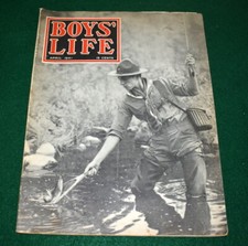 VINTAGE BOY SCOUT- 1941 BOYS' LIFE - APRIL picture