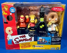 IRONIC PUNISHMENT Playset WOS Simpsons TREEHOUSE OF HORROR Donuthead Homer HUGO picture