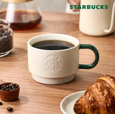 Starbucks Beige Leaf to Coffee Mug 355ml Korea Official MD picture