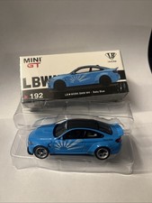 Mini GT #192 - LBWK LB WORKS BMW M4 Baby Blue MGT00192 picture