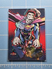 2026 Fleer Ultra Superman - Bizarro V-1 - Variant Parallel - Card picture