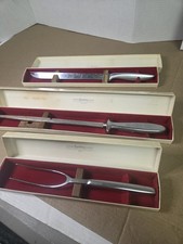 Gerber 3-Piece Knife Set Vintage Stainless Steel picture