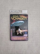 Vintage Star Trek: Voyager Starfleet Communicator Talking Sound Badge Sealed New picture
