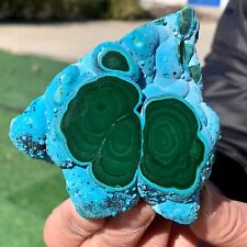 315G Natural glossy Malachite transparent cluster rough mineral sample picture