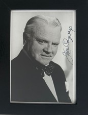 James Cagney, Film Icon, Framed Hand Signed Film Photo - 15cm x 10cm & COA picture