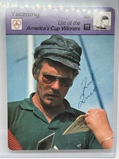 1979 Sportscaster Yachting Ted Turner Courageous 1977 America's Cup SIGNED picture