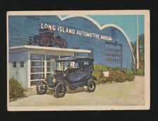 1953-1955 Topps WORLD ON WHEELS -#49 Long Island Automotive Museum picture