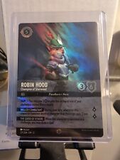 LORCANA INTO THE INKLANDS ROBIN HOOD CHAMPION OF SHERWOOD 221/204 ENCHANTED EN3 picture
