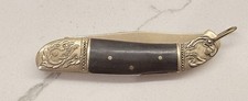 Vintage Thai Rosewood & Brass Pocketknife picture