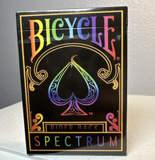 Bicycle Spectrum Rider Back Playing Cards, 2012, Magic Finish - New and Sealed picture