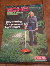 Echo Weed And Grass Trimmer Poster Vintage picture
