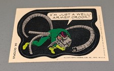 1975 Topps Marvel Comic Book Heroes Dr. Octopus Sticker Vintage Rookie Card 1st picture