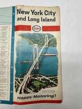 Vintage 1967 Esso New York City and Long Island Map picture