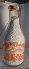 vintage qt pyro milk bottle-Yoder Dairy Oyster Point, Virginia pic dairy baby picture