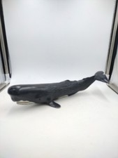 VINTAGE 1992 Monterey Bay Aquarium Sperm Whale Figure 12” Safari Ltd Toy picture
