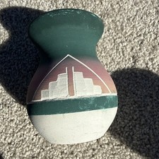 Native American Indian Sioux Etched Pottery 4