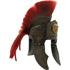 Brass Finish Roman Queen's Guard Helmet Full Size with Leather Liner picture