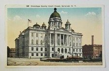 Onondaga Court House- Syracuse, NY. -Postcard Posted 6/8/1921 - Washington Stamp picture