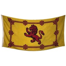 XL Vintage Wool Lion Rampant Scottish Royal Banner Scotland Antique Art Flag picture