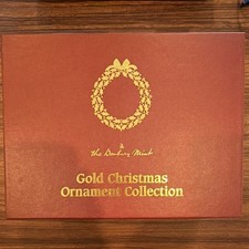 Danbury Mint Gold Christmas Ornament Collection - Gold Christmas Ornament picture