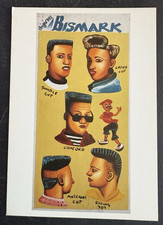 art postcard Original Bismark Ghana Africa folk advertising art hairstyles picture