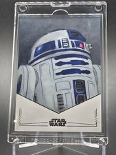 Topps Star Wars R2-D2 Artist Signature Sketch Auto Stephane Leonardi picture