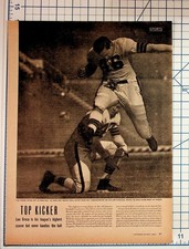 1940s Lou Groza Cleveland Browns Football Magazine Article Ad Walter Huston picture