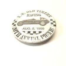 VINTAGE NW OLD TIMERS RACING 20TH ANNUAL PICNIC 1999 PRE OWNED COLLECTABLE PIN picture