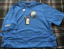 SpaceX Dragon falcon 9 Crew 7 NASA Team Polo Shirt Xlarge New With Tag picture