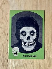 Rare Nu Card Skeleton 1961 Horror Monster Card #61 Halloween picture