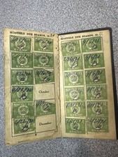 Vintage Brotherhood of Railway Carmen Official Book 1918-22 w/ Stamps Minn. picture