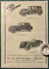 Rare Advertising Models Alfa Romeo-Milan 1933 picture