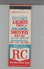 Matchbook Cover 1968 Royal Crown Four Seasons & Bobbie Gentry Music Festival picture