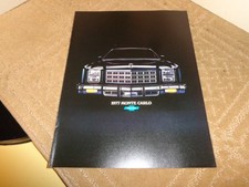 VTG NOS 1977 CHEVY CHEVROLET MONTE CARLO DEALER SALES BROCHURE picture