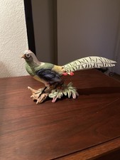 VTG Pheasant Bird Figurine Handpainted Arco Dallas Japan Ceramic Collectable picture