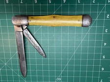 Vintage KA-BAR Union Cut Co 2 Blade Coke Bottle picture