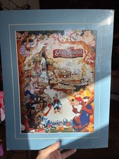 Ultra Rare Vintage 1989 Disneyland Splash Mountain Souvenir Poster picture