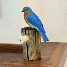 Bluebird on Fence Post picture