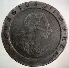 1797 George III 3rd Cartwheel Two-Pence Coin | Collectable Grade picture