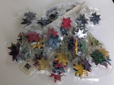Ten Thousand Villages Star Ornaments Handmade Woven Paper Bangladesh  Approx. 60 picture